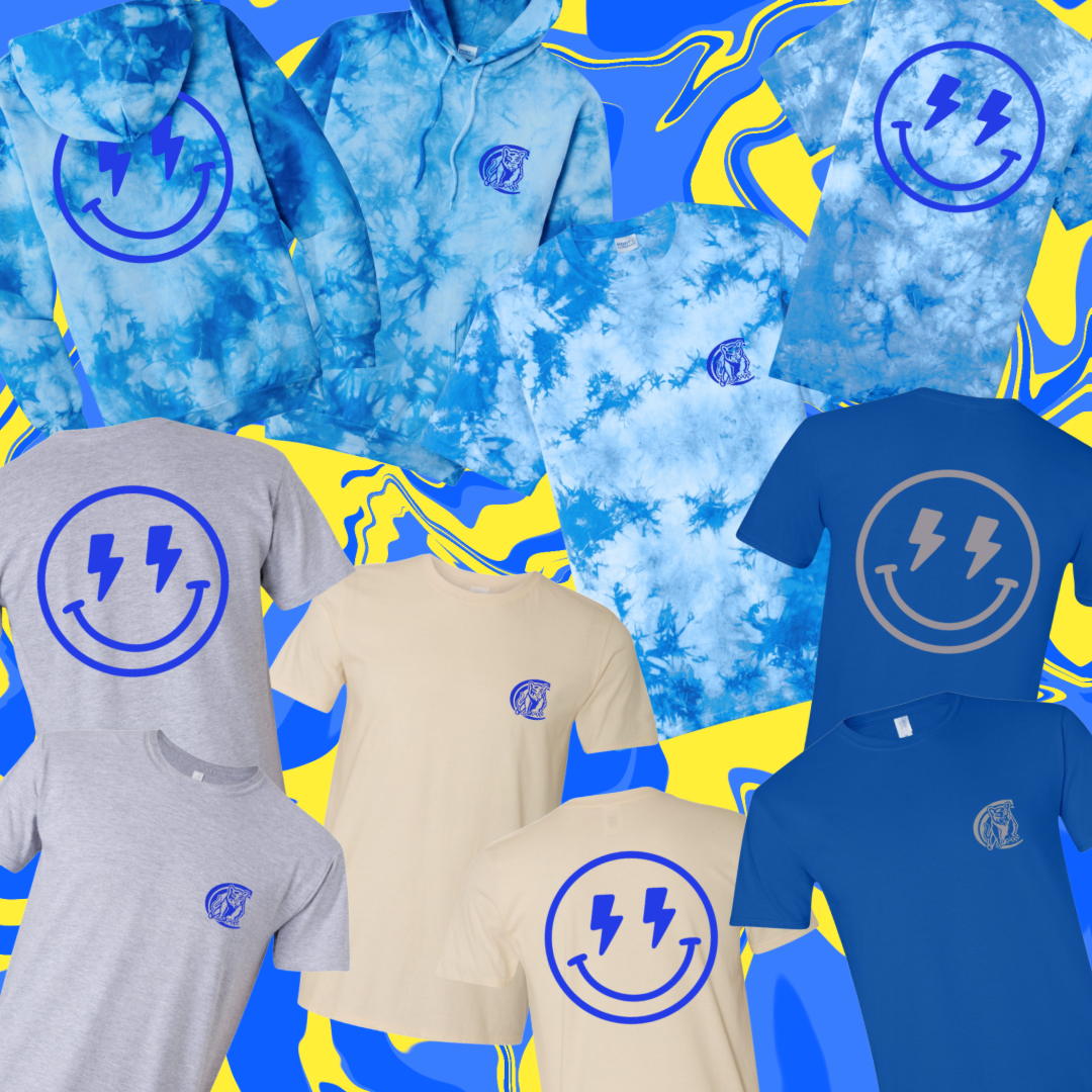 Coolidge Smiley Face ADULT T-Shirt/Hoodie *PRE ORDER. WILL SHIP WEEK OF 1/27/25