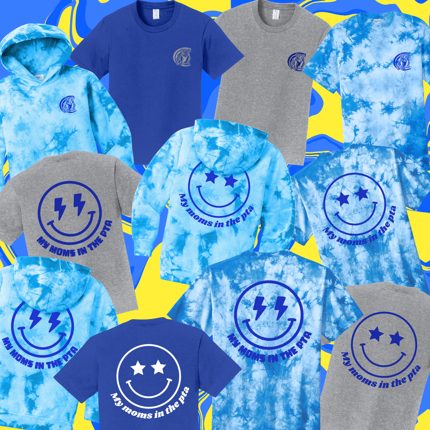 My Moms in the PTA Youth Size T-Shirt *PRE ORDER. WILL SHIP WEEK OF 1/27/25*