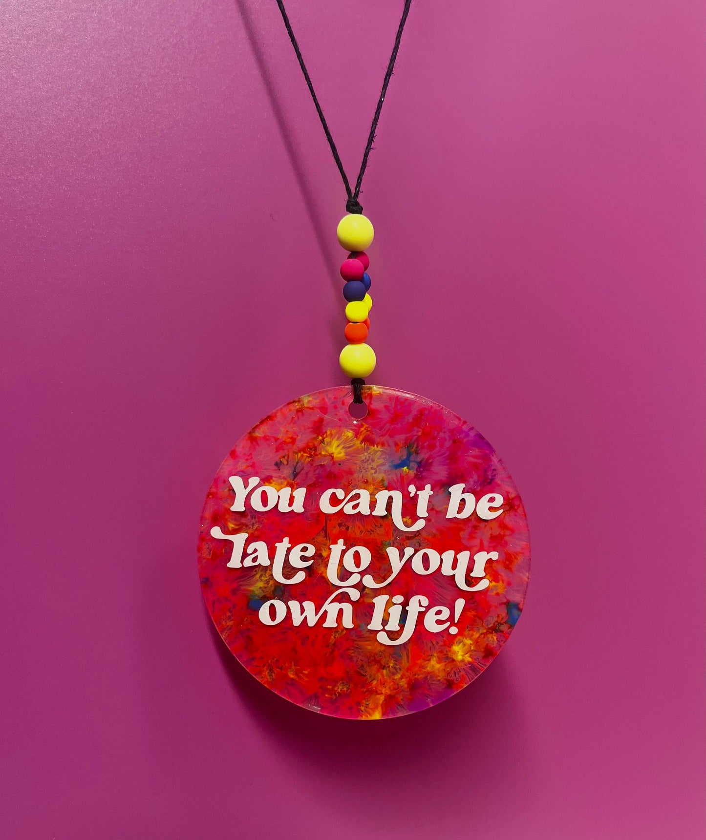 Car mirror hanging accessory, Valentine’s Day gift for her, aesthetic car accessory, car trinket, self love club,