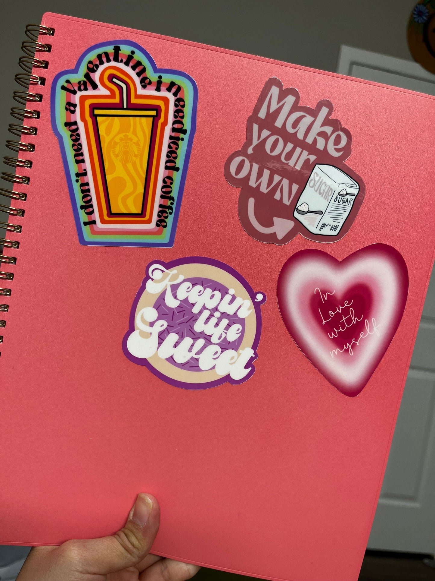 Valentine’s day self love sticker, water bottle sticker, car sticker, Mental health stickers, mental health awareness, self love club