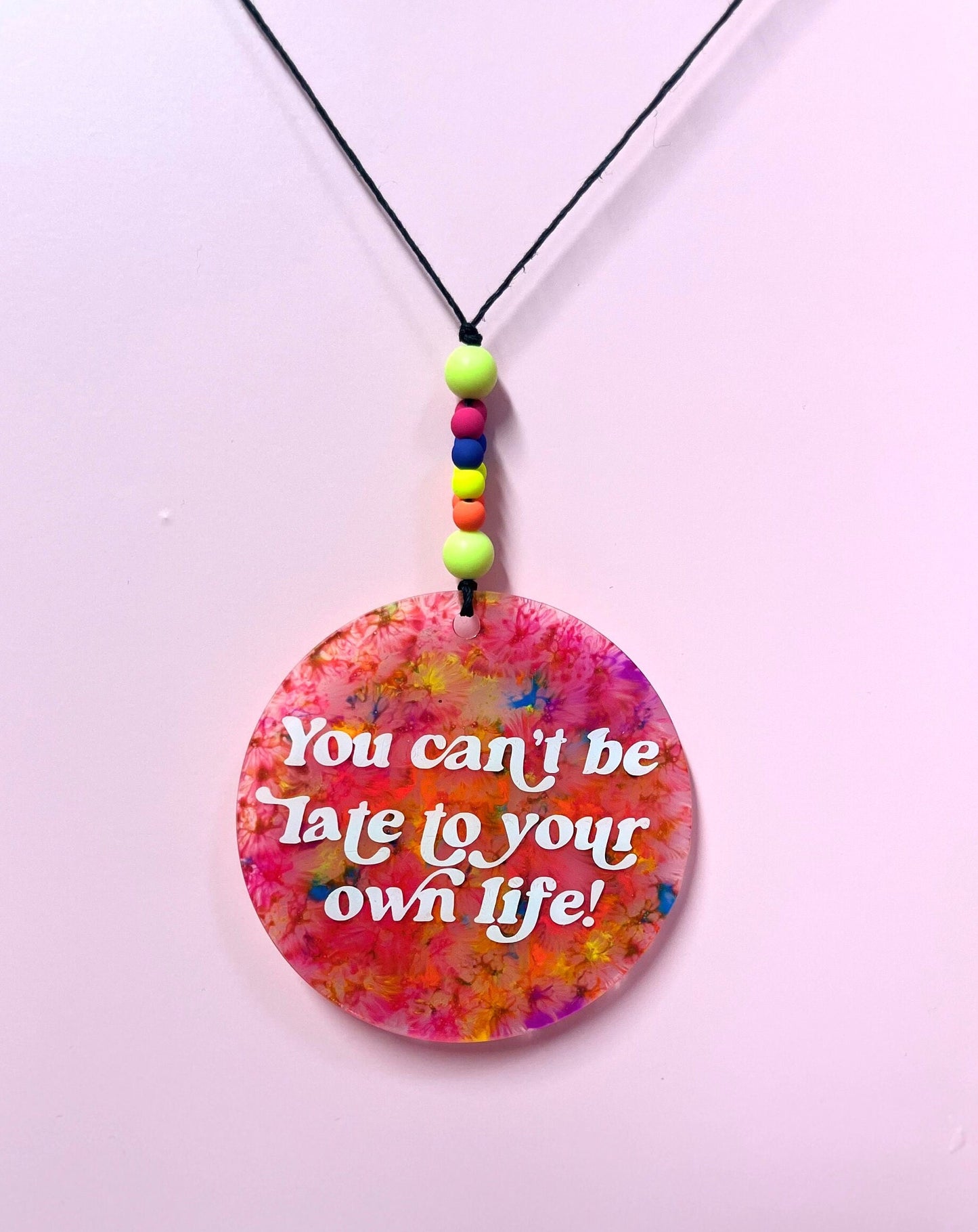 Car mirror hanging accessory, Valentine’s Day gift for her, aesthetic car accessory, car trinket, self love club,