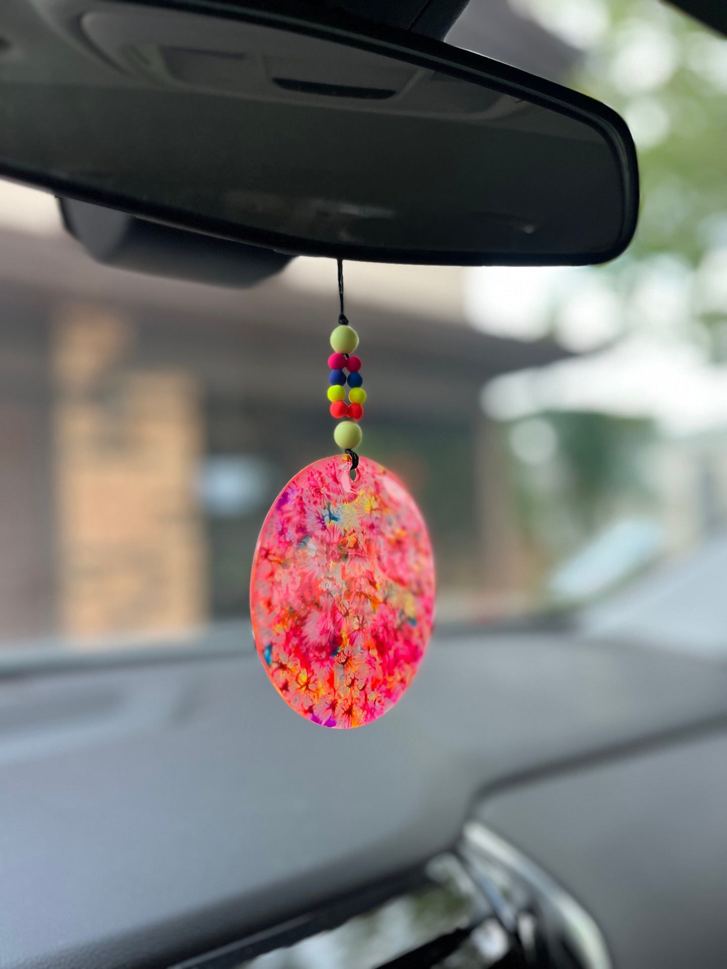 Car mirror hanging accessory, Valentine’s Day gift for her, aesthetic car accessory, car trinket, self love club,